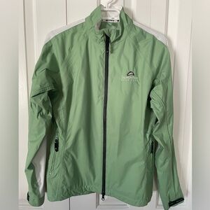 Women’s Green Sunice Golf Rain Jacket - Medium
